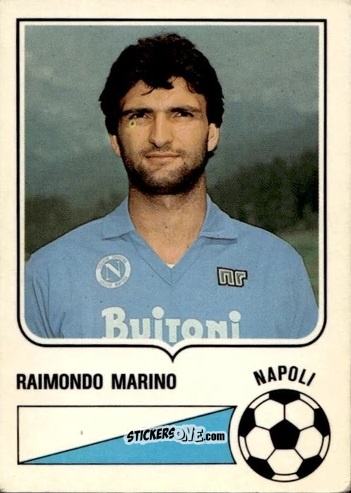 Sticker Raimondo Marino - Forza Goal 1985-1986
 n. NAP6 - Perfetti