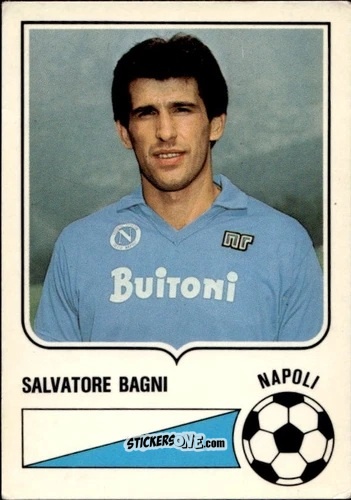 Sticker Salvatore Bagni - Forza Goal 1985-1986
 n. NAP12 - Perfetti