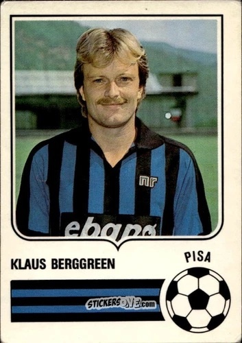 Figurina Klaus Berggreen - Forza Goal 1985-1986
 n. PIS4 - Perfetti