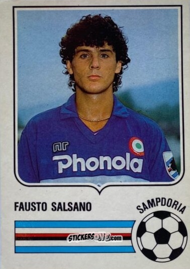 Sticker Fausto Salsano - Forza Goal 1985-1986
 n. SAMP11 - Perfetti