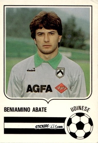Sticker Beniamino Abate - Forza Goal 1985-1986
 n. UDI14 - Perfetti