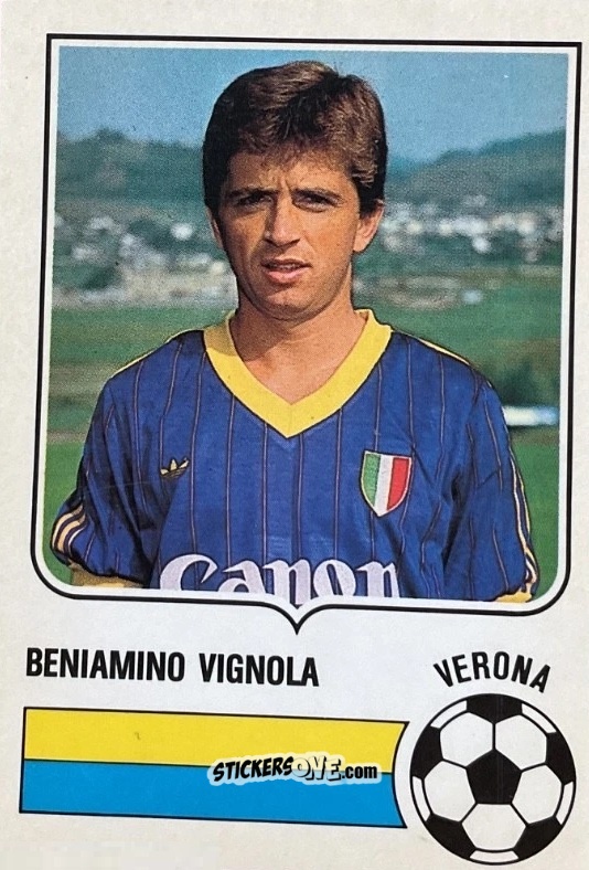 Sticker Beniamino Vignola - Forza Goal 1985-1986
 n. VER3 - Perfetti