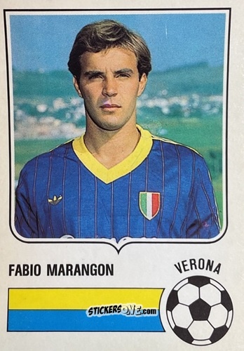 Sticker Fabio Marangon - Forza Goal 1985-1986
 n. VER7 - Perfetti