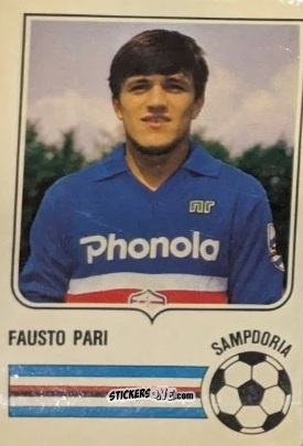 Sticker Fausto Pari - Forza Goal 1984-1985
 n. SAMP13 - Perfetti
