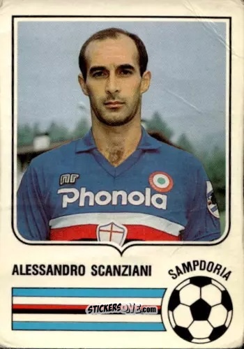 Sticker Alessandro Scanziani - Forza Goal 1984-1985
 n. SAMP14 - Perfetti