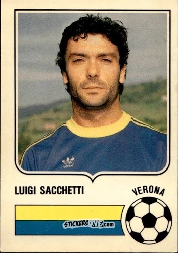 Sticker Luigi Sacchetti - Forza Goal 1984-1985
 n. VER14 - Perfetti