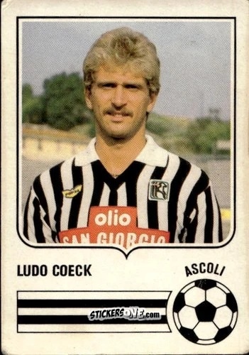 Sticker Ludo Coeck - Forza Goal 1984-1985
 n. ASC2 - Perfetti