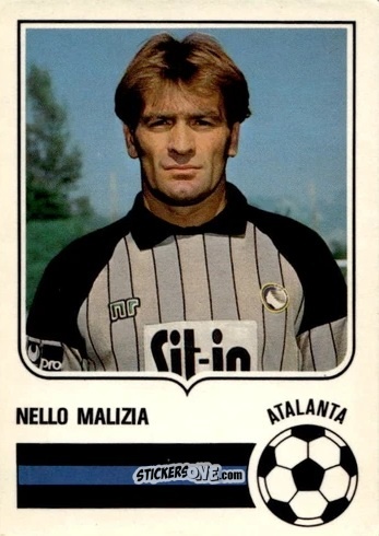 Sticker Nello Malizia - Forza Goal 1984-1985
 n. ATA2 - Perfetti
