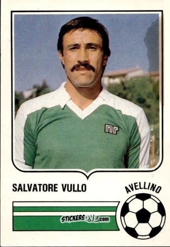 Sticker Salvatore Vullo - Forza Goal 1984-1985
 n. AVE5 - Perfetti