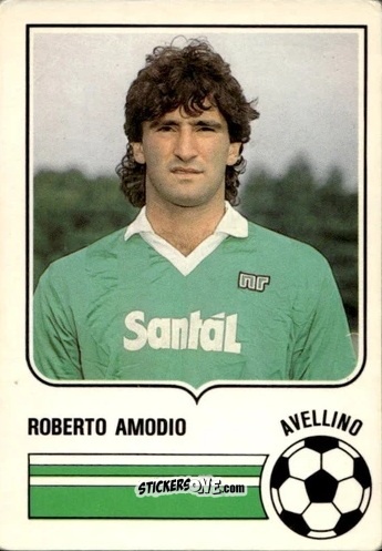 Sticker Roberto Amodio - Forza Goal 1984-1985
 n. AVE9 - Perfetti