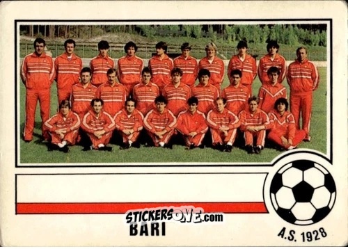 Cromo Squadra - Forza Goal 1984-1985
 n. BAR1 - Perfetti
