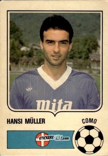 Sticker Hansi Muller - Forza Goal 1984-1985
 n. COM15 - Perfetti