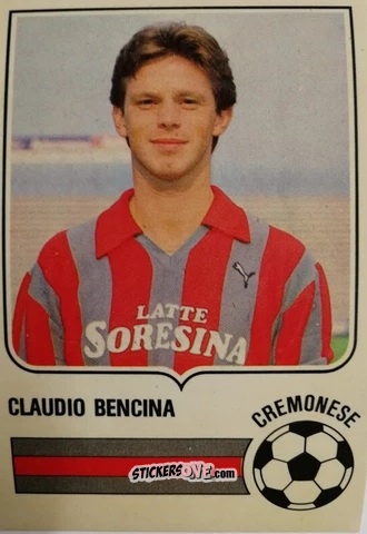 Sticker Claudio Bencina - Forza Goal 1984-1985
 n. CRE15 - Perfetti