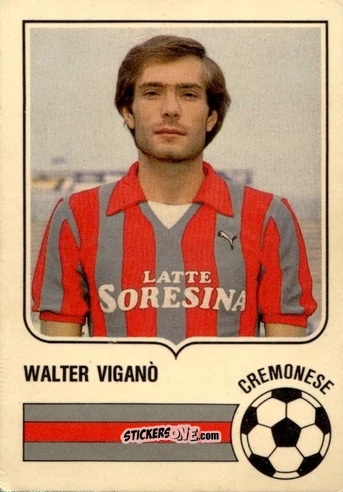 Sticker Walter Viganò - Forza Goal 1984-1985
 n. CRE17 - Perfetti