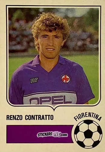 Figurina Renzo Contratto - Forza Goal 1984-1985
 n. FIO5 - Perfetti