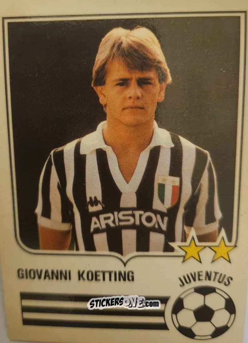 Cromo Giovanni Koetting - Forza Goal 1984-1985
 n. JUV18 - Perfetti