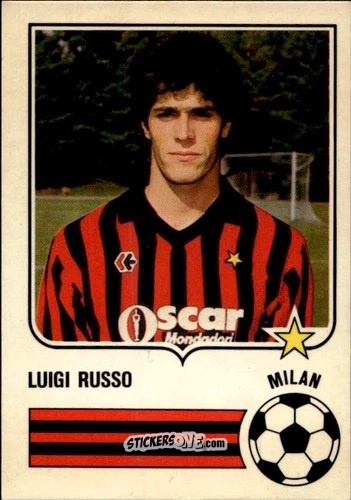Figurina Luigi Russo - Forza Goal 1984-1985
 n. MIL8 - Perfetti