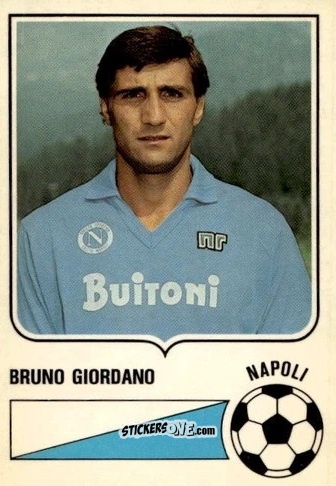 Figurina Bruno Giordano - Forza Goal 1984-1985
 n. NAP3 - Perfetti