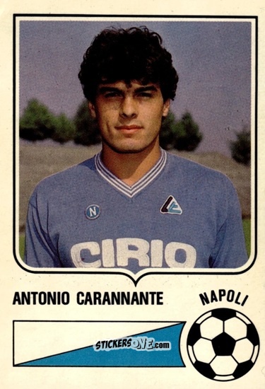 Figurina Antonio Carannante - Forza Goal 1984-1985
 n. NAP8 - Perfetti