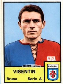 Figurina Bruno Visentin - Tutti i Calciatori 1964-65
 n. 57 - MIRA