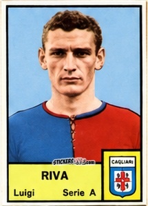 Figurina Luigi Riva - Tutti i Calciatori 1964-65
 n. 59 - MIRA