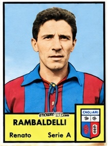 Sticker Renato Rambaldelli - Tutti i Calciatori 1964-65
 n. 73 - MIRA