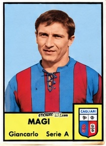 Sticker Giancarlo Magi - Tutti i Calciatori 1964-65
 n. 75 - MIRA