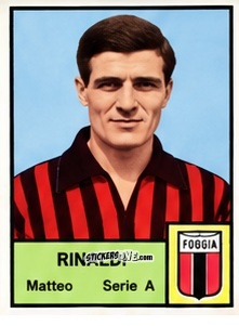 Figurina Matteo Rinaldi - Tutti i Calciatori 1964-65
 n. 126 - MIRA