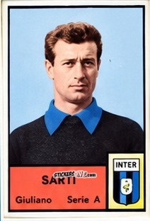 Figurina Giuliano Sarti - Tutti i Calciatori 1964-65
 n. 154 - MIRA