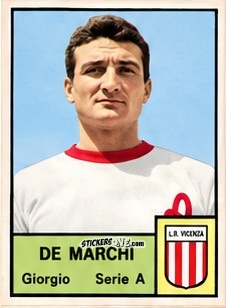 Figurina Giorgio De Marchi - Tutti i Calciatori 1964-65
 n. 200 - MIRA