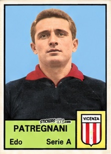 Figurina Edo Patregnani - Tutti i Calciatori 1964-65
 n. 209 - MIRA