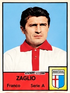 Sticker Zaglio - Tutti i Calciatori 1964-65
 n. 249 - MIRA