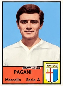 Sticker Marcello Pagani - Tutti i Calciatori 1964-65
 n. 257 - MIRA
