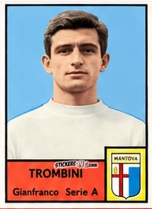 Sticker Gianfranco Trombini - Tutti i Calciatori 1964-65
 n. 258 - MIRA