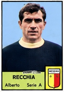 Sticker Alberto Recchia - Tutti i Calciatori 1964-65
 n. 266 - MIRA