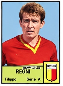 Sticker Filippo Regni - Tutti i Calciatori 1964-65
 n. 278 - MIRA