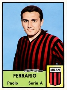 Cromo Paolo Ferrario - Tutti i Calciatori 1964-65
 n. 296 - MIRA