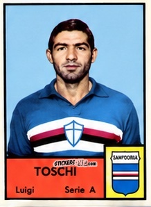 Cromo Luigi Toschi - Tutti i Calciatori 1964-65
 n. 344 - MIRA