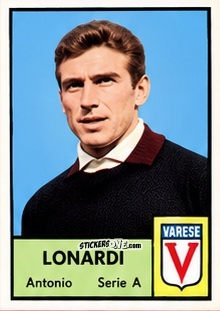 Sticker Antonio Lonardi - Tutti i Calciatori 1964-65
 n. 375 - MIRA