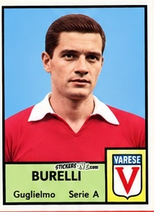 Sticker Guglielmo Burelli - Tutti i Calciatori 1964-65
 n. 376 - MIRA