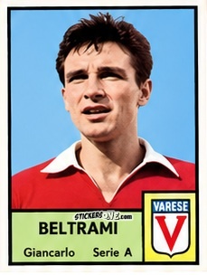 Figurina Giancarlo Beltrami - Tutti i Calciatori 1964-65
 n. 377 - MIRA
