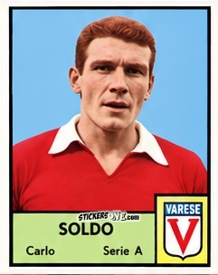 Cromo Carlo Soldo - Tutti i Calciatori 1964-65
 n. 380 - MIRA