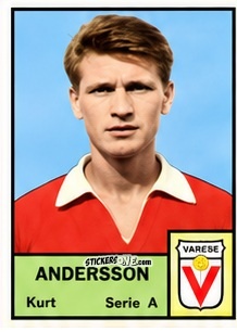 Sticker Kurt Andersson - Tutti i Calciatori 1964-65
 n. 382 - MIRA