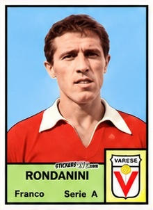 Sticker Franco Rondanini - Tutti i Calciatori 1964-65
 n. 387 - MIRA