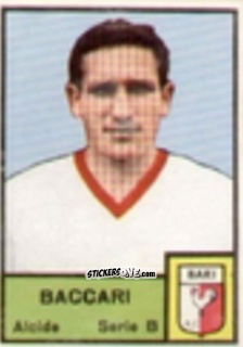 Sticker Alcide Baccari - Tutti i Calciatori 1964-65
 n. 404 - MIRA