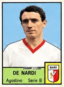 Sticker Agostino De Nardi - Tutti i Calciatori 1964-65
 n. 409 - MIRA