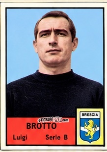 Sticker Luigi Brotto - Tutti i Calciatori 1964-65
 n. 416 - MIRA