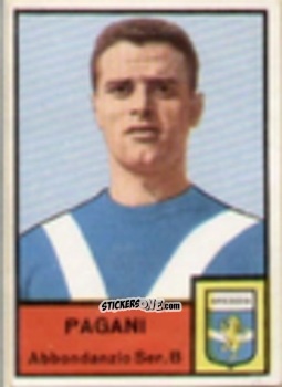 Sticker Abbondanzio Pagani - Tutti i Calciatori 1964-65
 n. 426 - MIRA