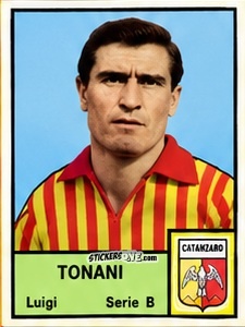 Sticker Luigi Tonani - Tutti i Calciatori 1964-65
 n. 432 - MIRA