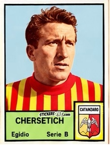 Sticker Egidio Chersetich - Tutti i Calciatori 1964-65
 n. 438 - MIRA